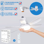 LED Fan Light E27 Fan Lighting Integration - Image 2