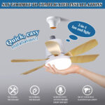 LED Fan Light E27 Fan Lighting Integration - Image 3