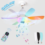 New Creative LED Fan Light