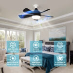 E27 screw-in detachable remote-controlled ceiling fan light - Image 2