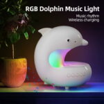 Creative Wireless Charging Dolphin Ambient Light