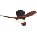 LED ceiling fan light for living room and dining room quiet and silent design - Image 3