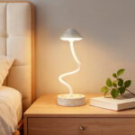 Human body sensor bedside lamp