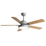 New Japanese-style silent five-blade LED fan for home use - Image 2