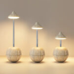 LED rechargeable creative decorative remote control bedside ambient light