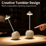 LED rechargeable creative decorative remote control bedside ambient light - Image 2
