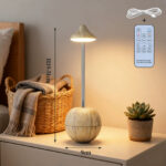 LED rechargeable creative decorative remote control bedside ambient light - Image 3