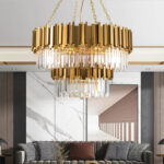 Modern minimalist light luxury European style high-end villa crystal chandelier - Image 2