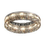 Modern minimalist LED full-spectrum living room light luxury crystal ceiling light - Image 3