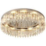 Modern minimalist light luxury living room K9 crystal ceiling light - Image 3