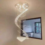 High-end, light luxury, and grand villa double-height crystal chandelier - Image 2