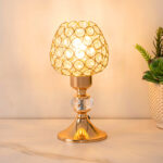 New USB Luxury Crystal Desk Lamp