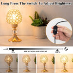New USB Luxury Crystal Desk Lamp - Image 2